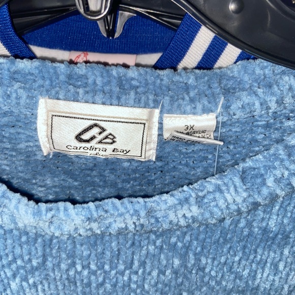 Carolina Bay Blue Ombré Sweater VINTAGE - Picture 4 of 5